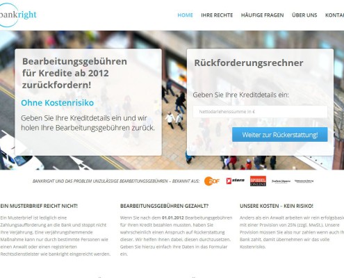 website bankright.de screenshot