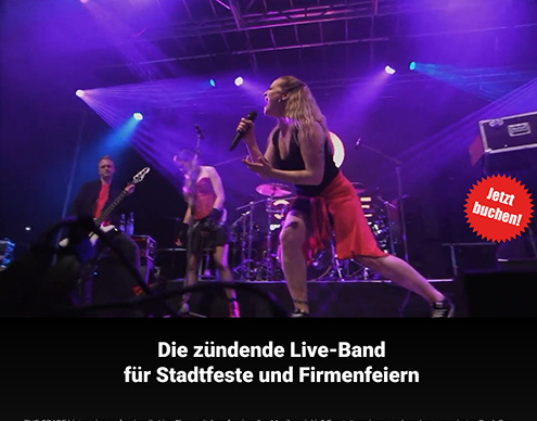 Wordpress Websites aus Hamburg Live Konzert The Grade